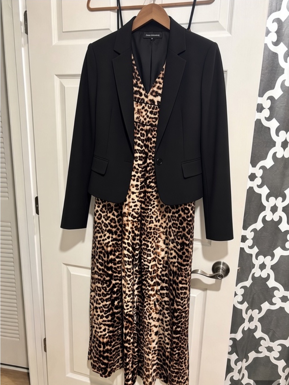 INC International Concepts Leopard Jumpsuit in Brown and Black XXL - Picture 3 of 6